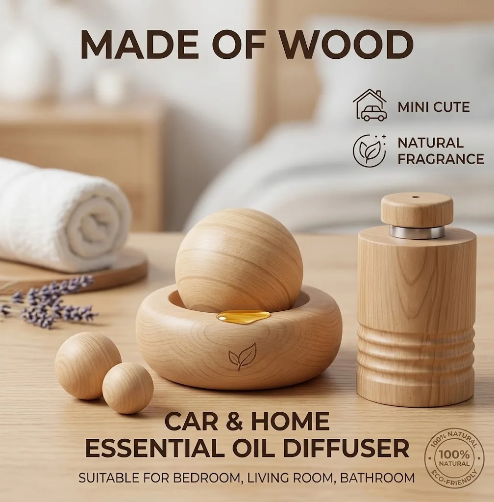 Home Fragrance Homemade - Difusor de Óleos Essenciais para Carro