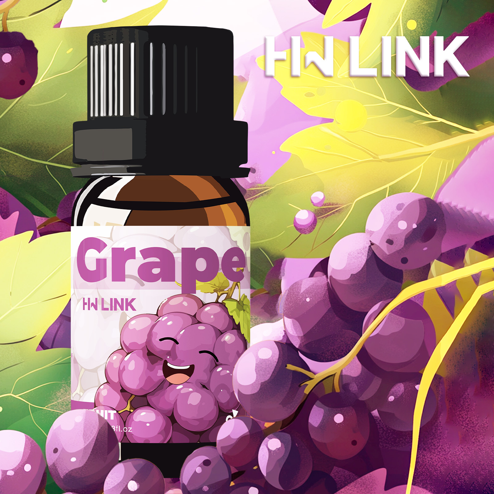 Home Fragrance Essential Oils - Óleo Essencial de Uva 10ml Óleos