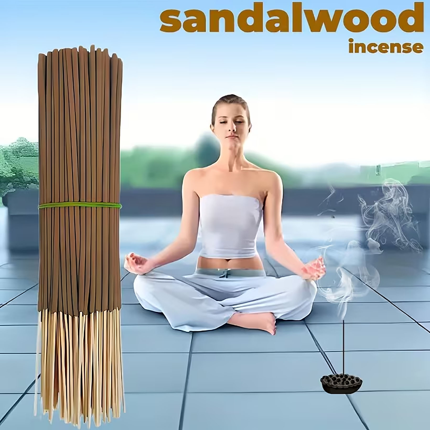 Home Fragrance Tranquillity - 23/45/148/348 unidades de varas de sândalo