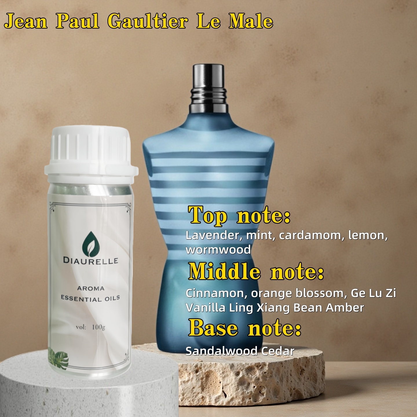 Home Fragrance Essential Oils - 100ml Spray de Perfume com Fragrância