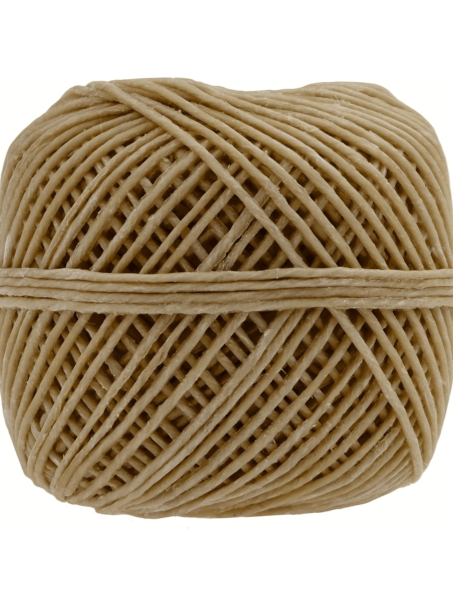 Beeswax Taper Candle - Pavio de cânhamo de 200 pol.,