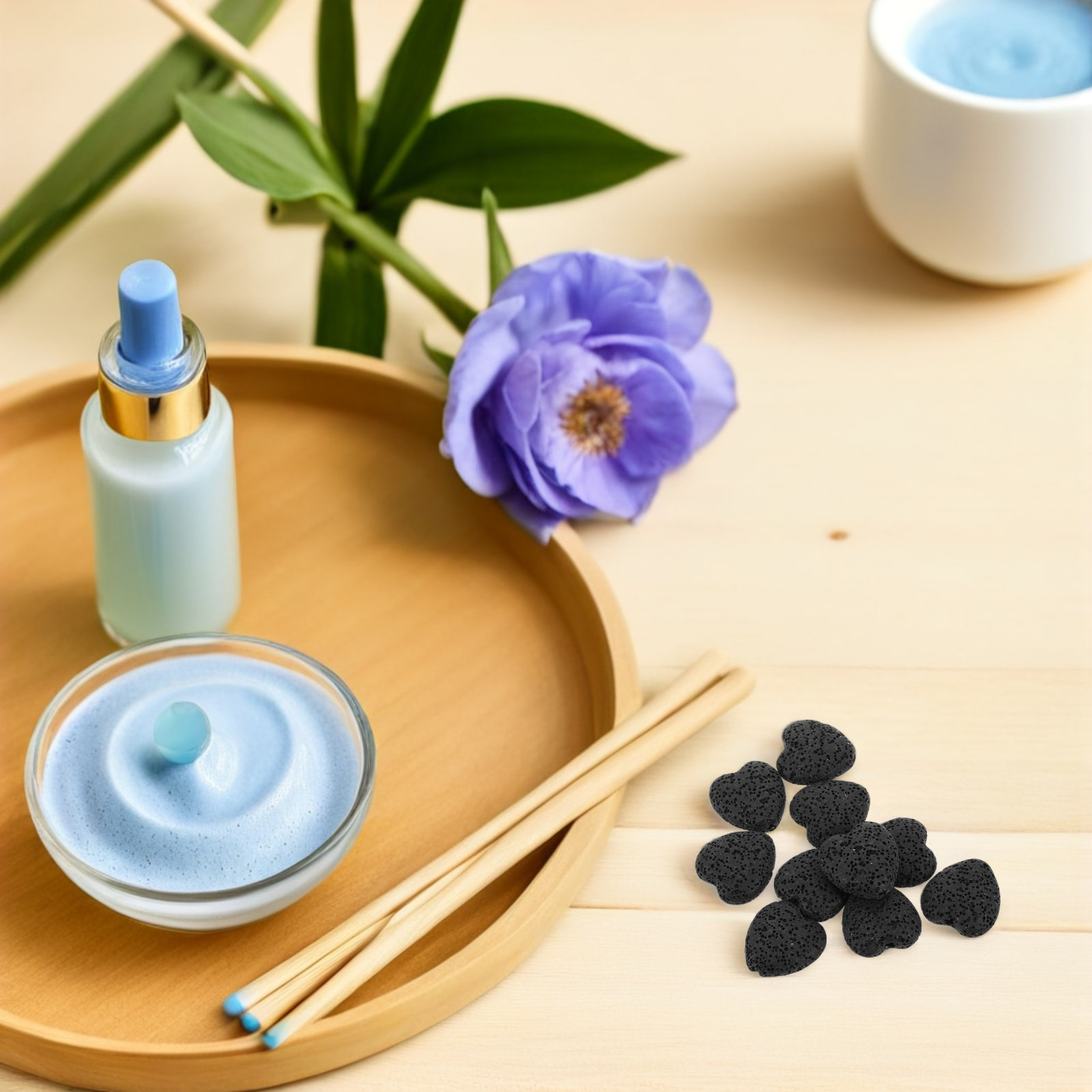 20 Peças de Pedra Vulcânica em - Home Fragrance Essential Oils avaliação e preço
