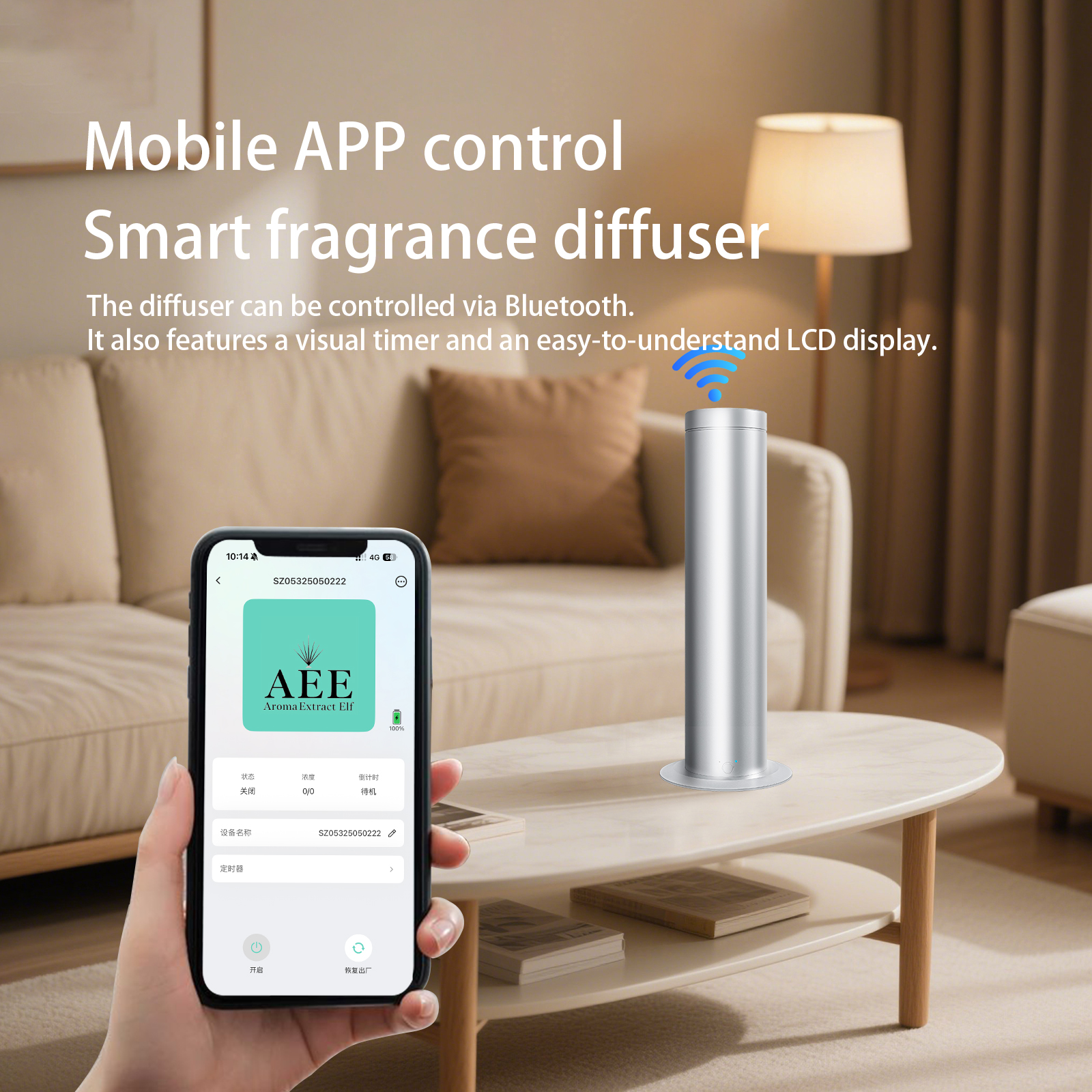 Difusor de Aroma Inteligente S - Home Fragrance Essential Oils avaliação e preço