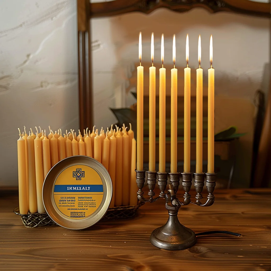 25 peças/1 pacote vela hanukka - Beeswax Taper Candle avaliação e preço
