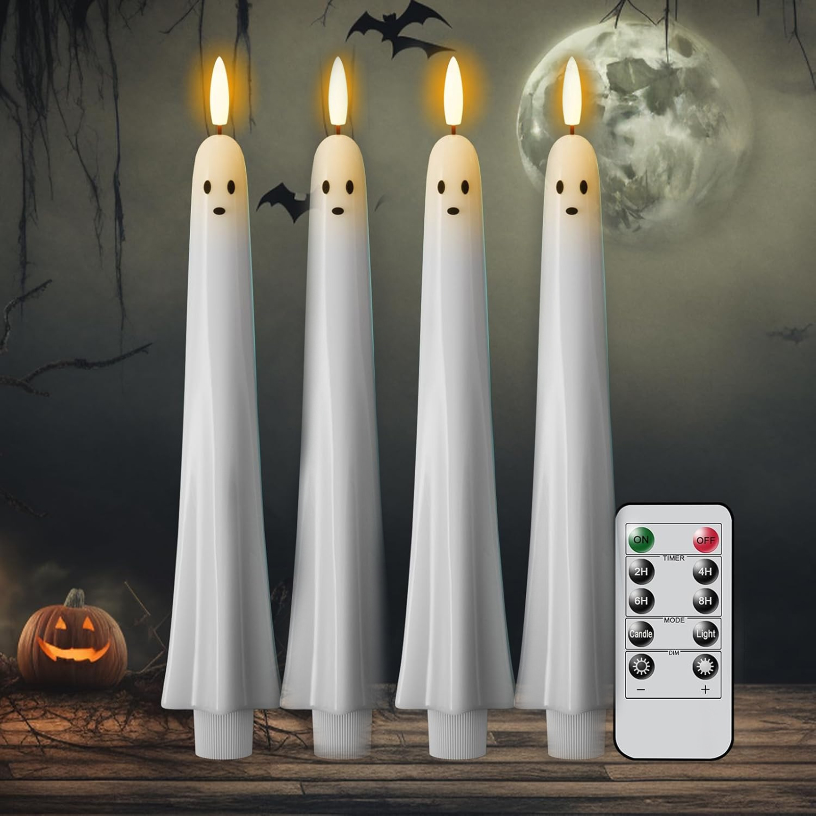F5 velas cônicas fantasma em f - Beeswax Taper Candle avaliação e preço