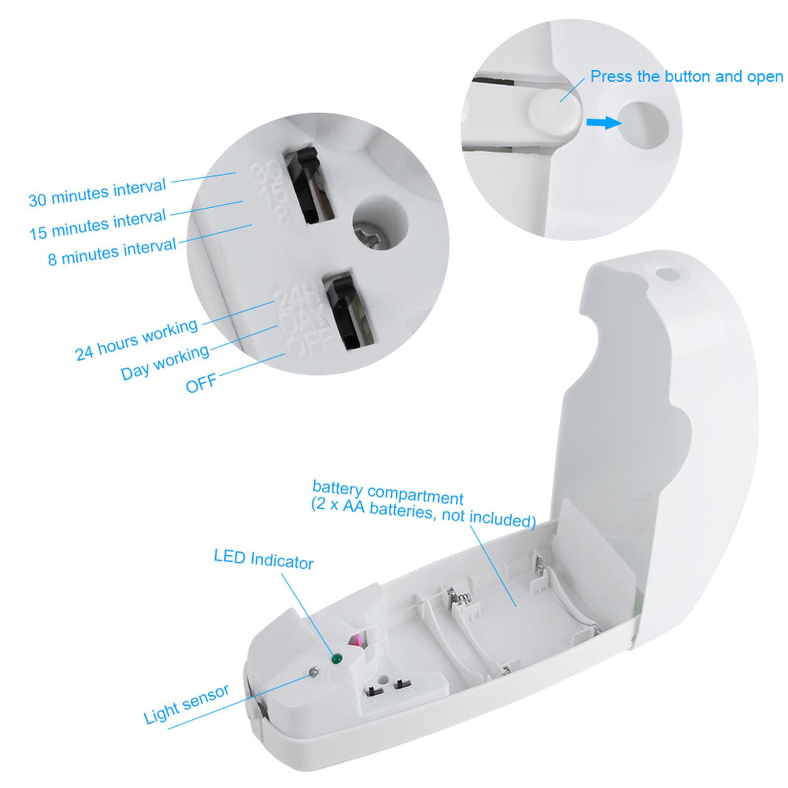 Dispensador Automático de Frag - Home Fragrance Automatic Spray avaliação e preço