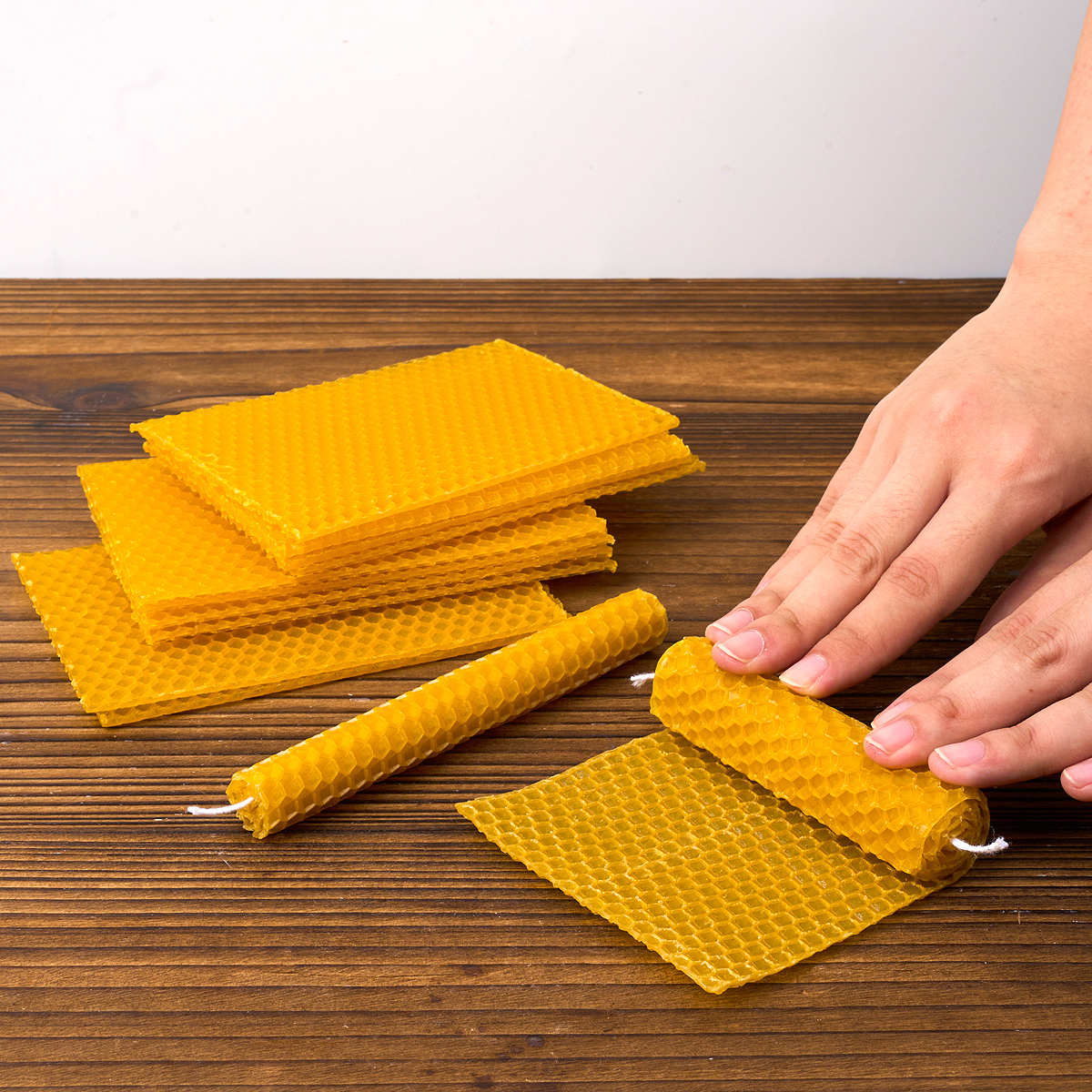 10 pçs flocos de cera de abelh - Beeswax Taper Candle avaliação e preço