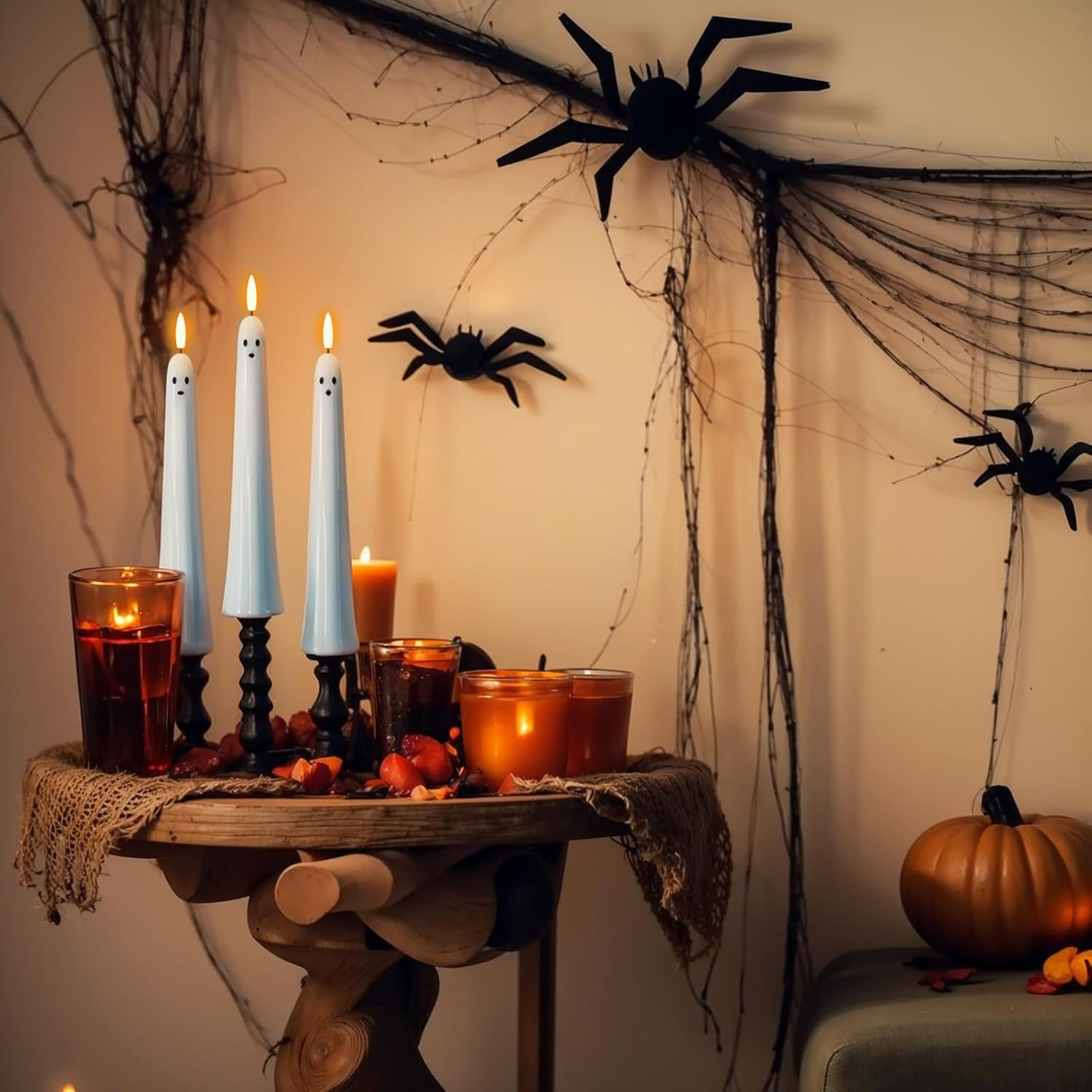 Velas cônicas fantasmas em for - Beeswax Taper Candle avaliação e preço